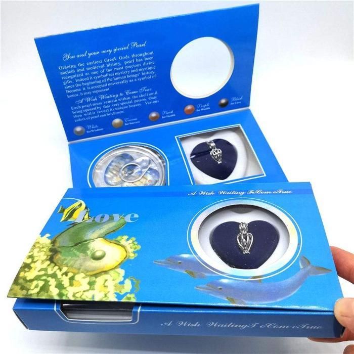 ARYAMI™ Magical Wish Pearl Necklace for Women – Pearl Inside Oyster Pendant Gift Box