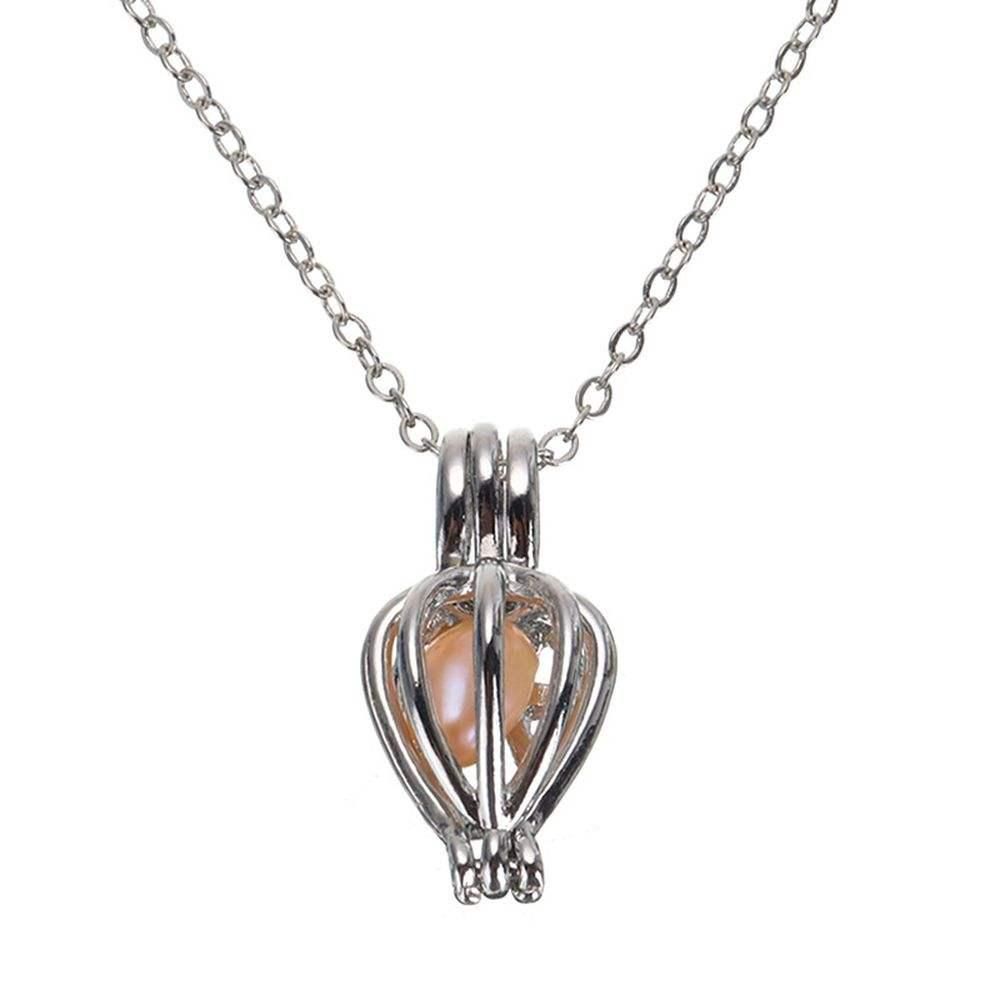 ARYAMI™ Magical Wish Pearl Necklace for Women – Pearl Inside Oyster Pendant Gift Box